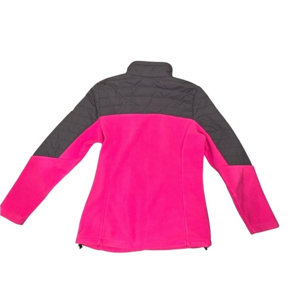 New Balance Pink and Gray Fleece Jacket - Picture 2 of 12